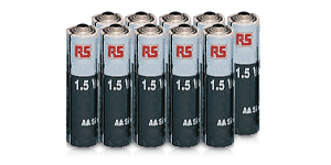 Non-rechargeable AA alkaline battery
