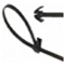 Black Easy Release Cable Tie,300x4.8mm